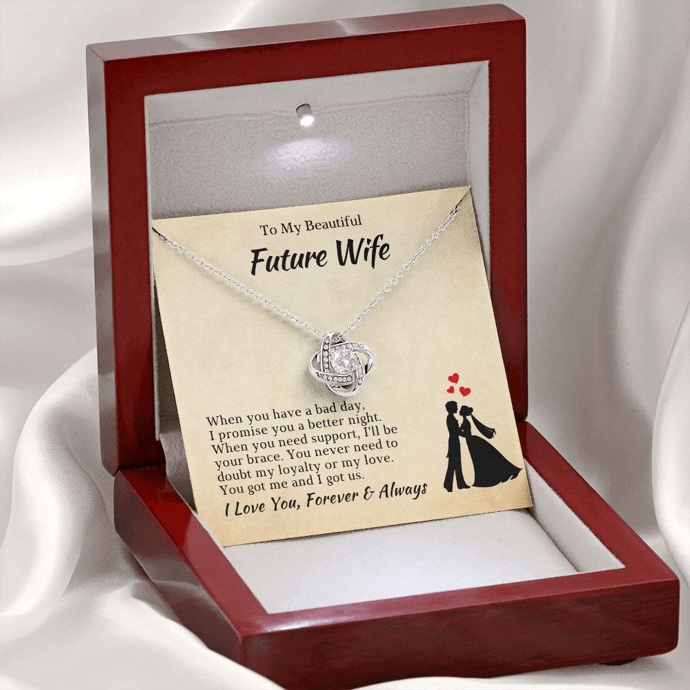Future Wife, Mrs. Gift | I Love You Necklace 0733T3L