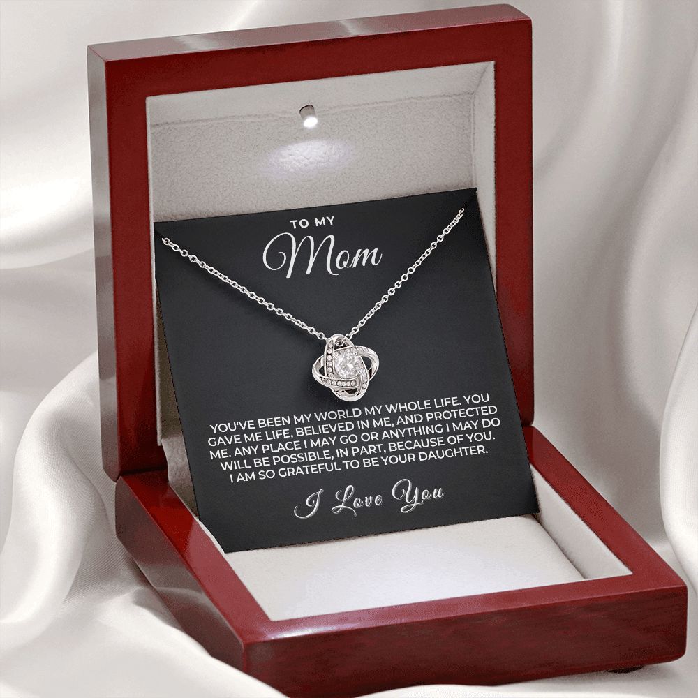 Gift For Mom | My World Necklace 0659T4