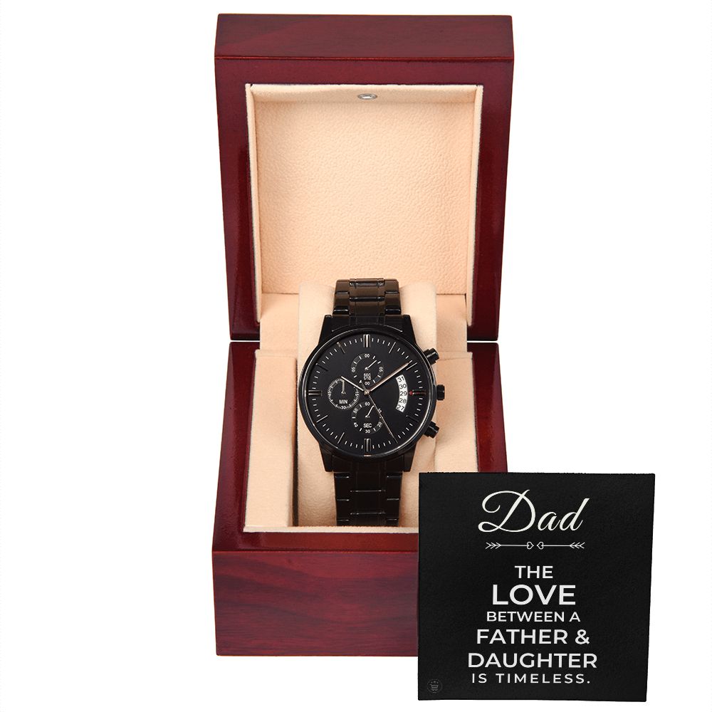 Gift For Dad From Daughter | Father and Daughter Men's Watch 0679T7