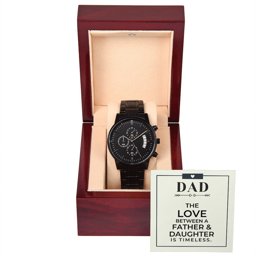 Gift For Dad From Daughter | Father and Daughter Men's Watch 0679T2