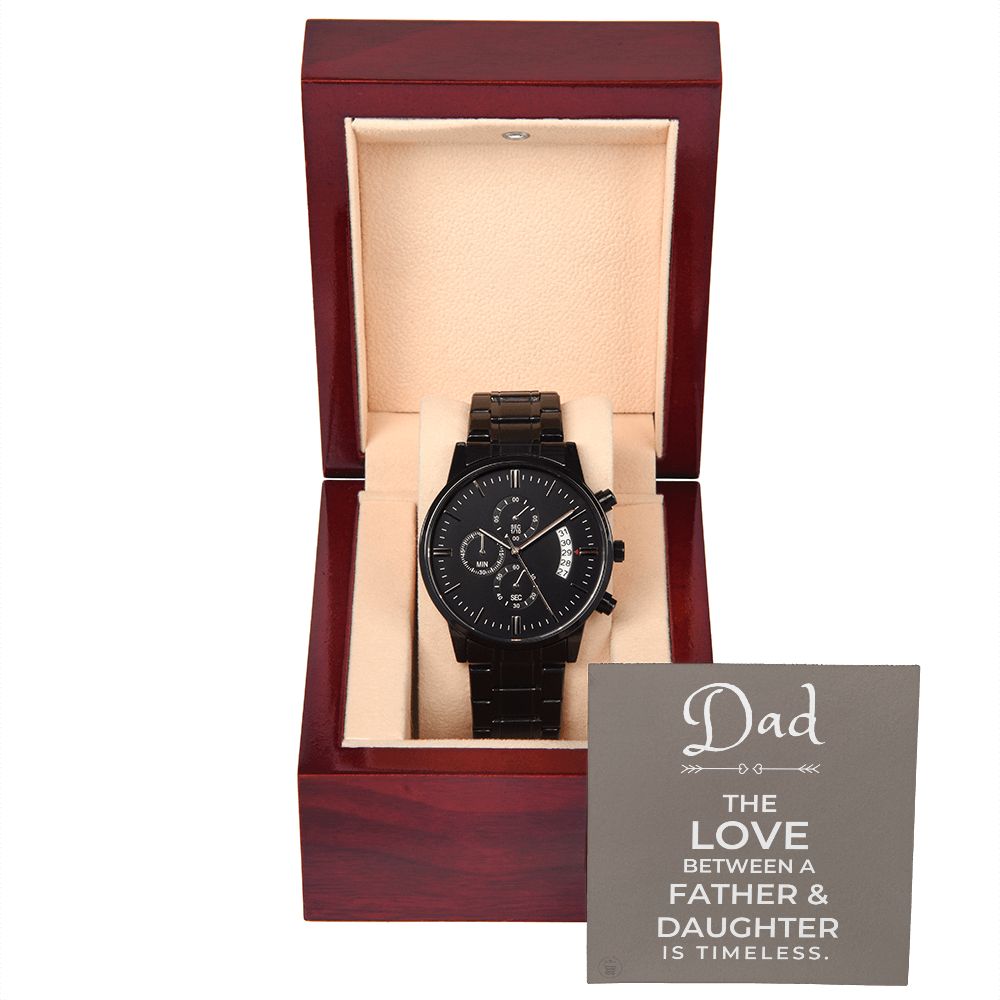 Gift For Dad From Daughter | Father and Daughter Men's Watch 0679T8