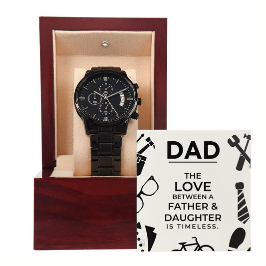 Gift For Dad From Daughter | Father and Daughter Men's Watch 0679T4