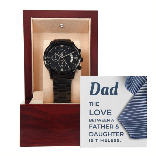 Gift For Dad From Daughter | Father and Daughter Men's Watch 0679T5