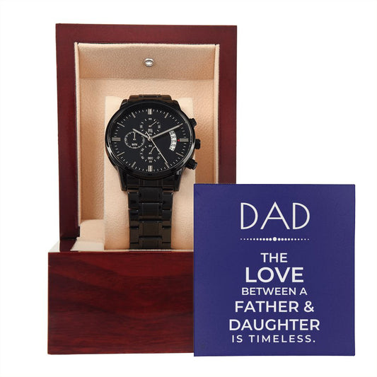 Gift For Dad From Daughter | Father and Daughter Men's Watch 0679T9
