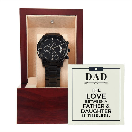 Gift For Dad From Daughter | Father and Daughter Men's Watch 0679T2