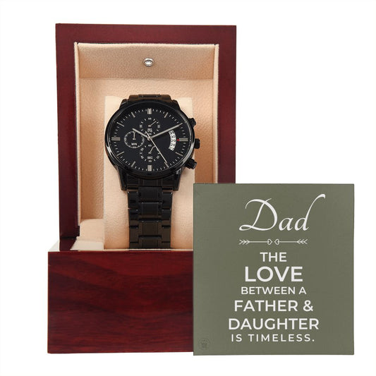 Gift For Dad From Daughter | Father and Daughter Men's Watch 0679T10