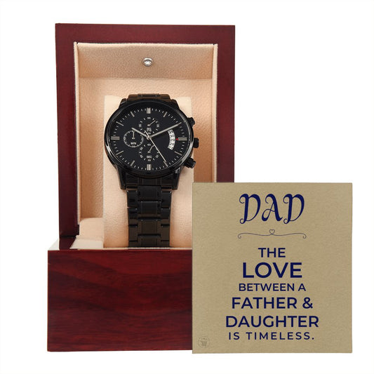 Gift For Dad From Daughter | Father and Daughter Men's Watch 0679T6