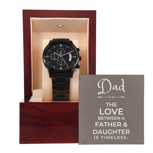 Gift For Dad From Daughter | Father and Daughter Men's Watch 0679T8