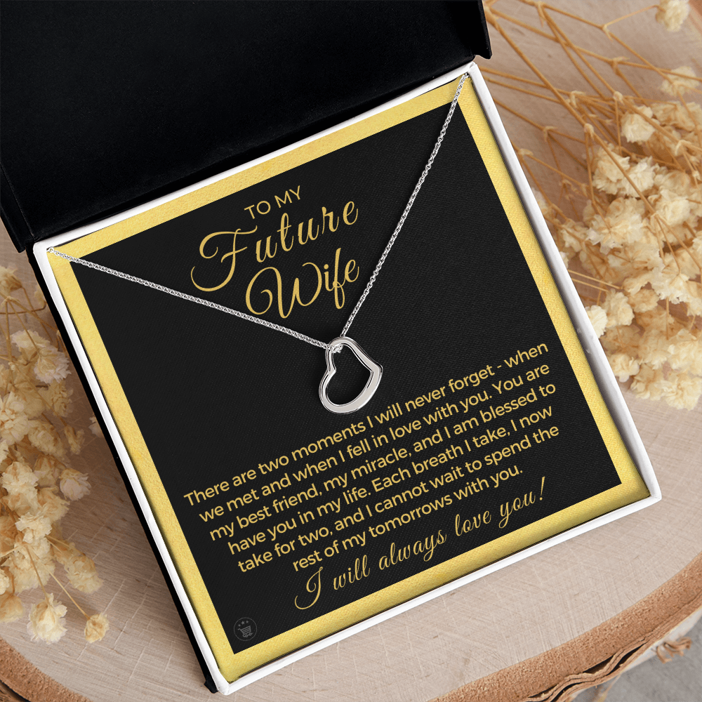 Future Wife, Future Mrs. Gift | Each Breath Necklace 0542T8