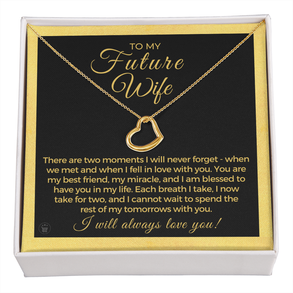 Future Wife, Future Mrs. Gift | Each Breath Necklace 0542T8
