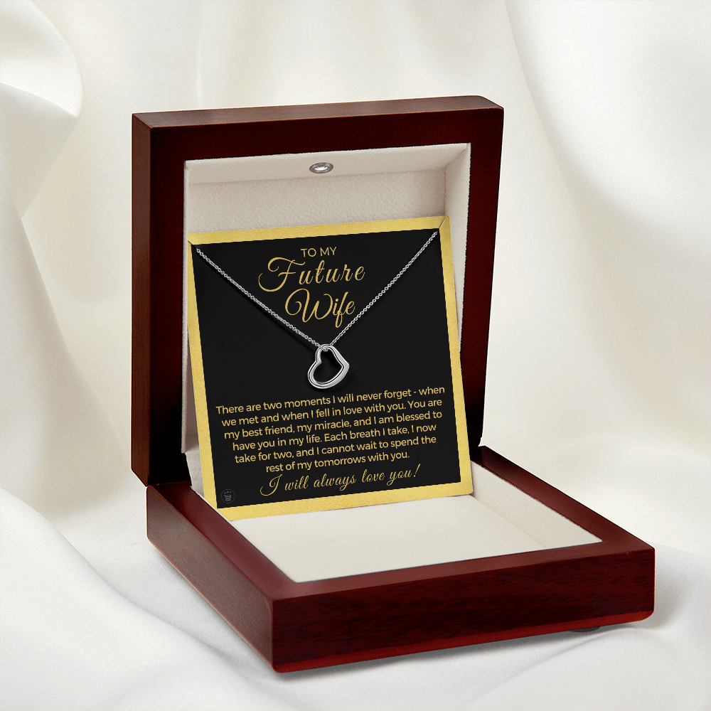 Future Wife, Future Mrs. Gift | Each Breath Necklace 0542T8