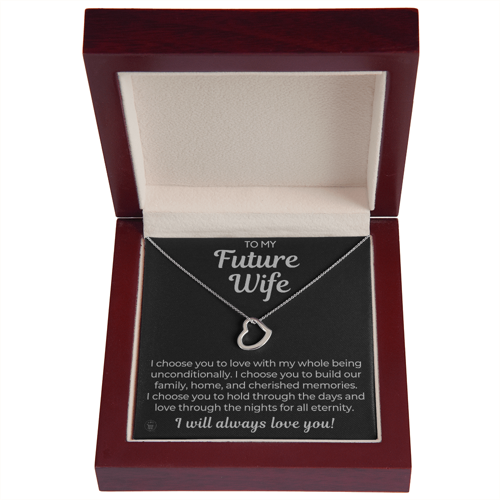 Future Wife, Future Mrs. Gift | I Choose Necklace 0543T9