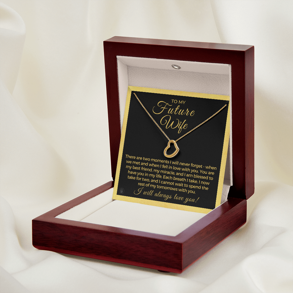 Future Wife, Future Mrs. Gift | Each Breath Necklace 0542T8