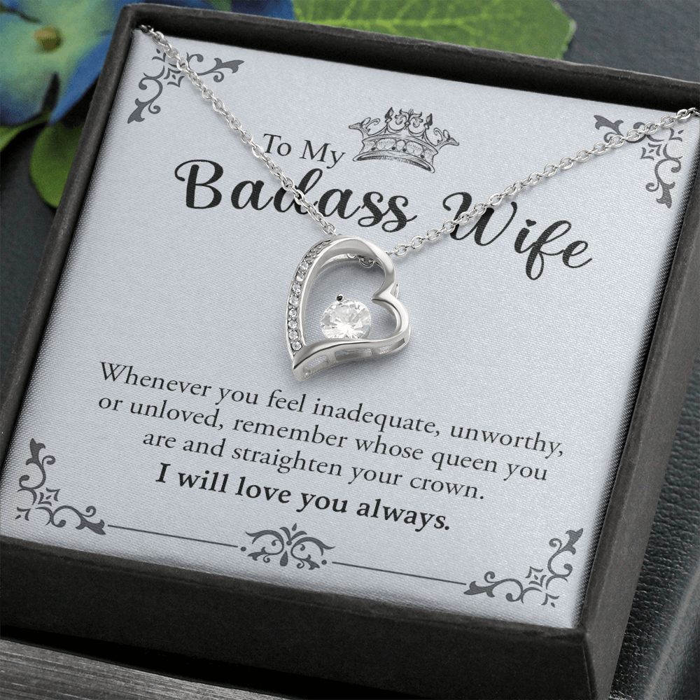 My Badass Wife | Most caring - Forever Love Necklace