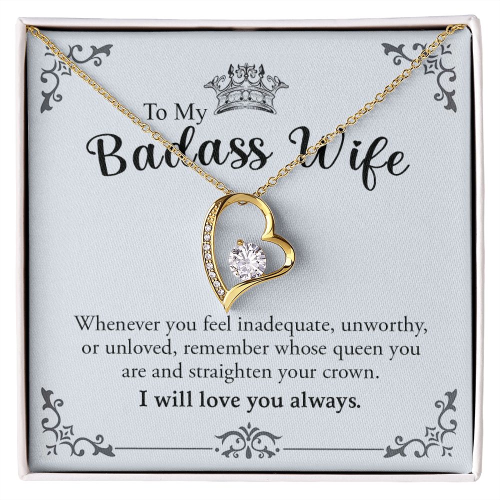My Badass Wife | Most caring - Forever Love Necklace