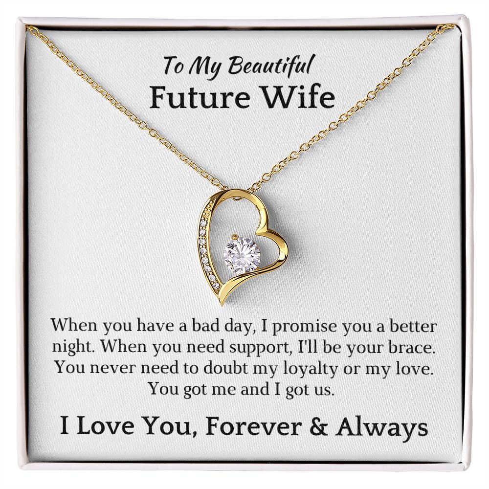 Future Wife, Mrs. Gift | I Love You Necklace 0733T1F
