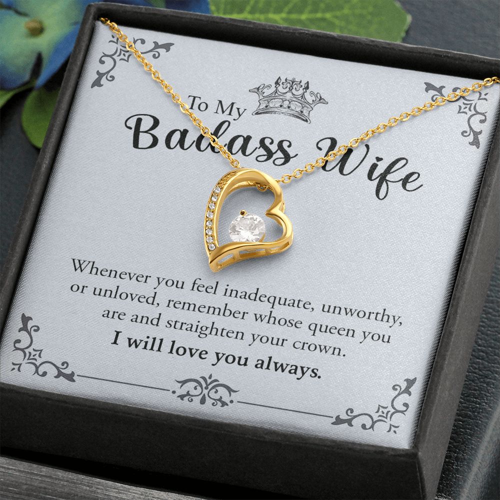 My Badass Wife | Most caring - Forever Love Necklace