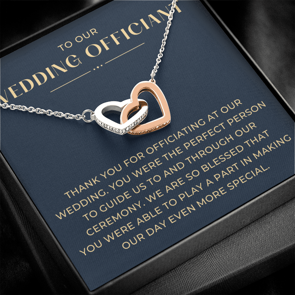 Officiant Proposal Gift | Thank You Necklace 0590T9