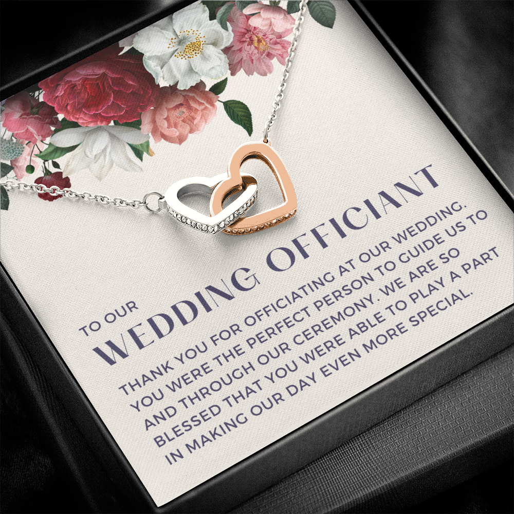 Officiant Proposal Gift | Thank You Necklace 0590T5