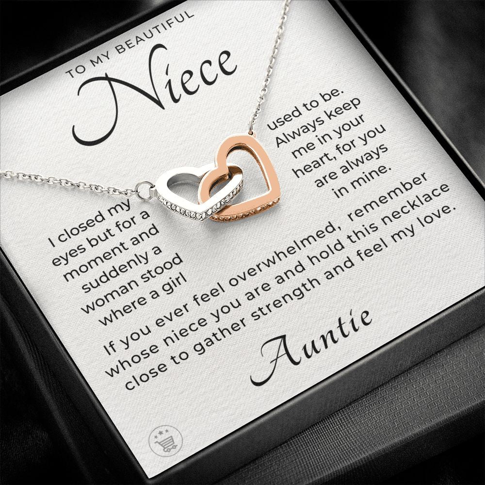 Niece Gift From Aunt | In My Heart Necklace 0631T5