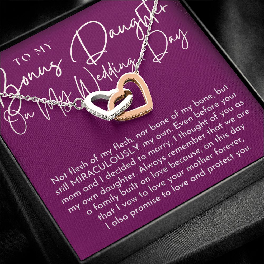 Stepdaughter Wedding Gift | On This Day Necklace 0638T4