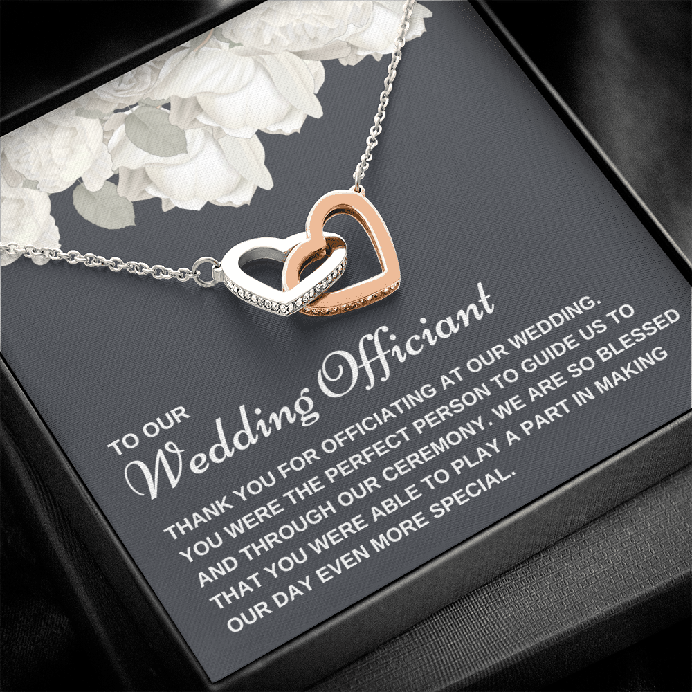 Officiant Proposal Gift | Thank You Necklace 0590T2