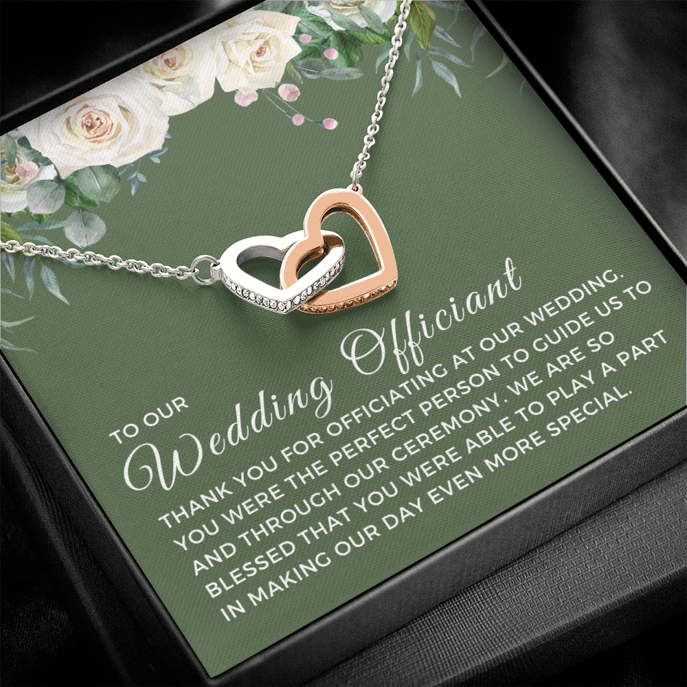 Officiant Proposal Gift | Thank You Necklace 0590T4