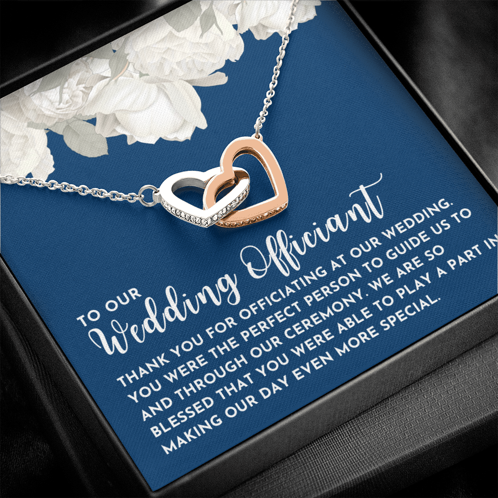 Officiant Proposal Gift | Thank You Necklace 0590T3