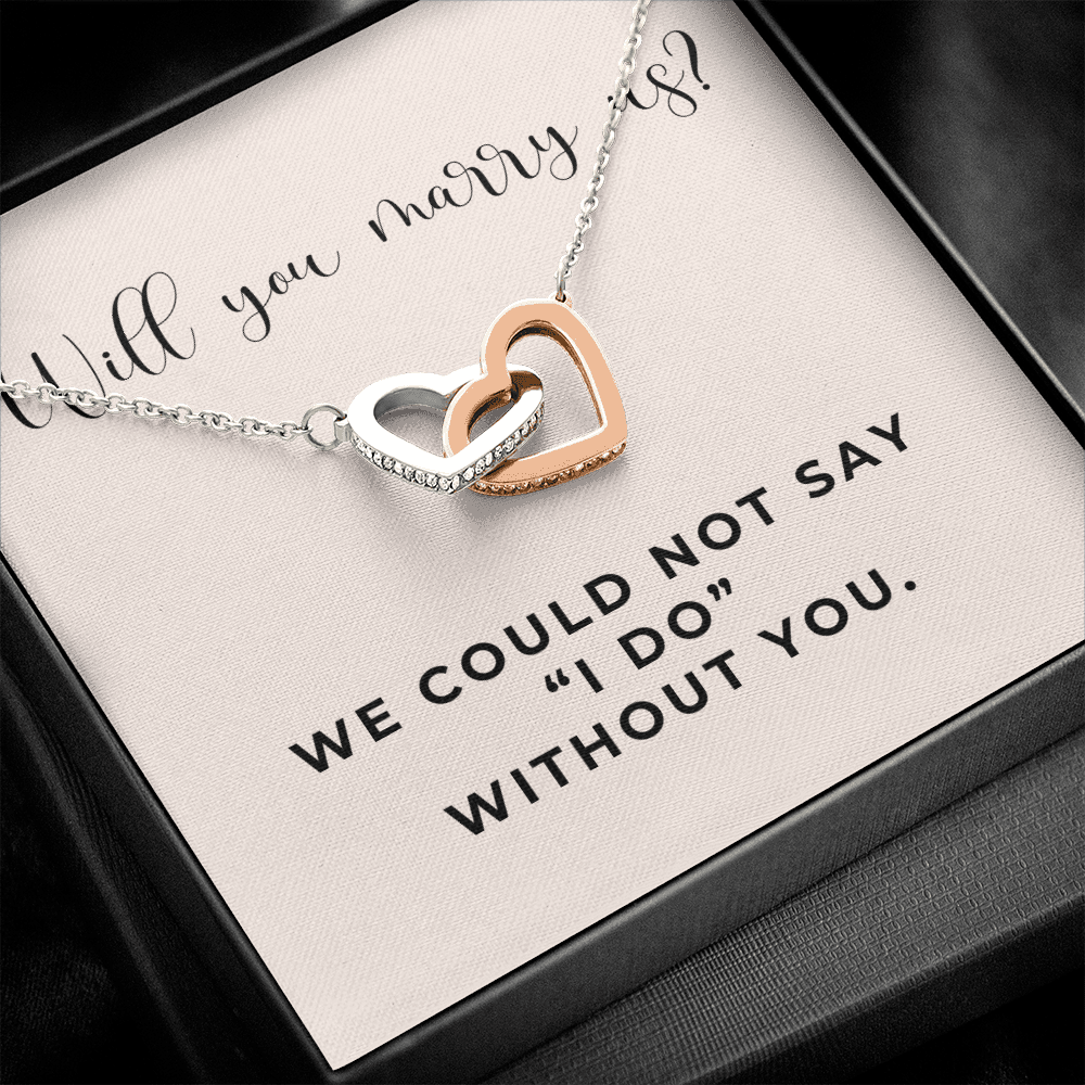 Officiant Proposal Gift | Marry Us Necklace 0589T6
