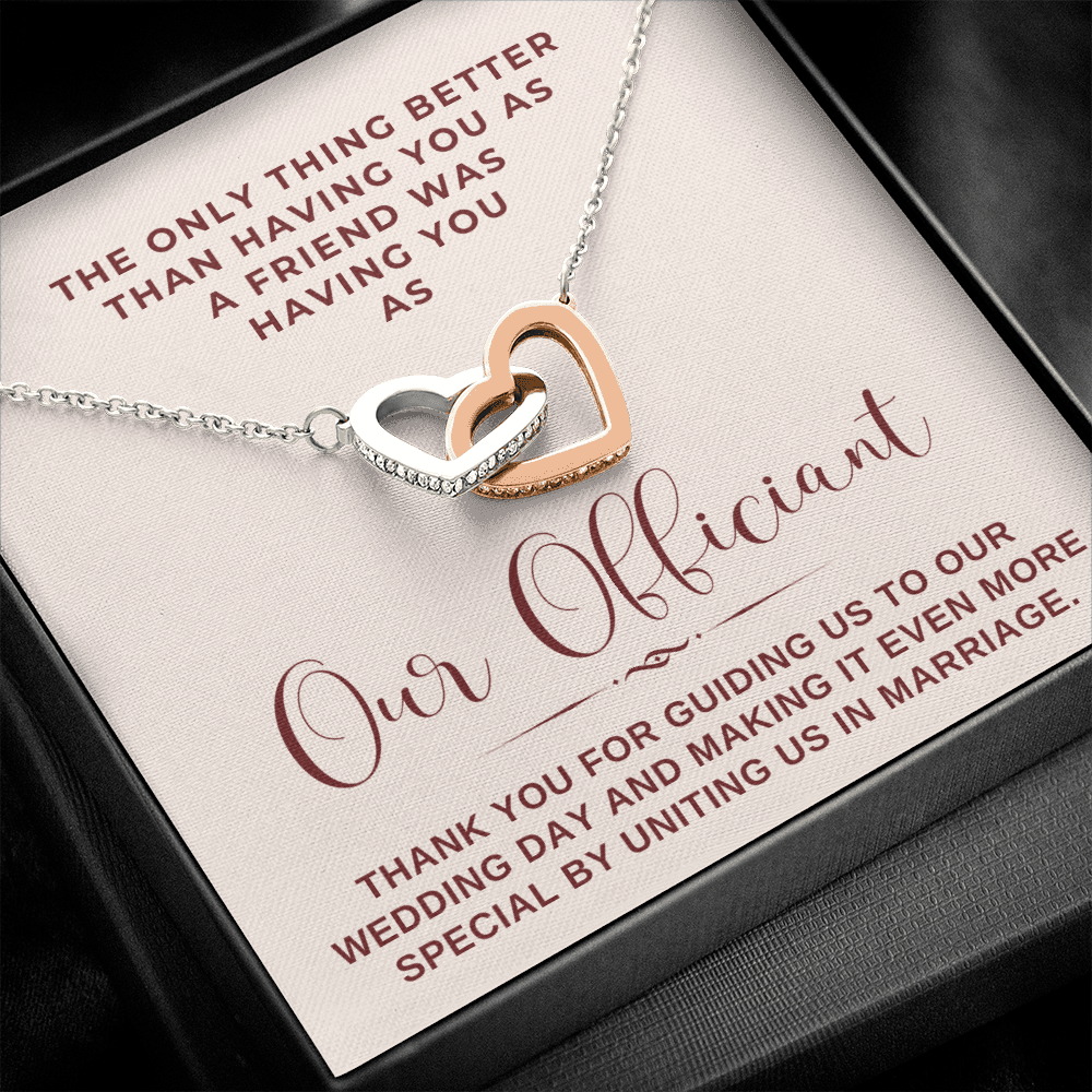 Officiant Proposal Gift | Having You Necklace 0588T6