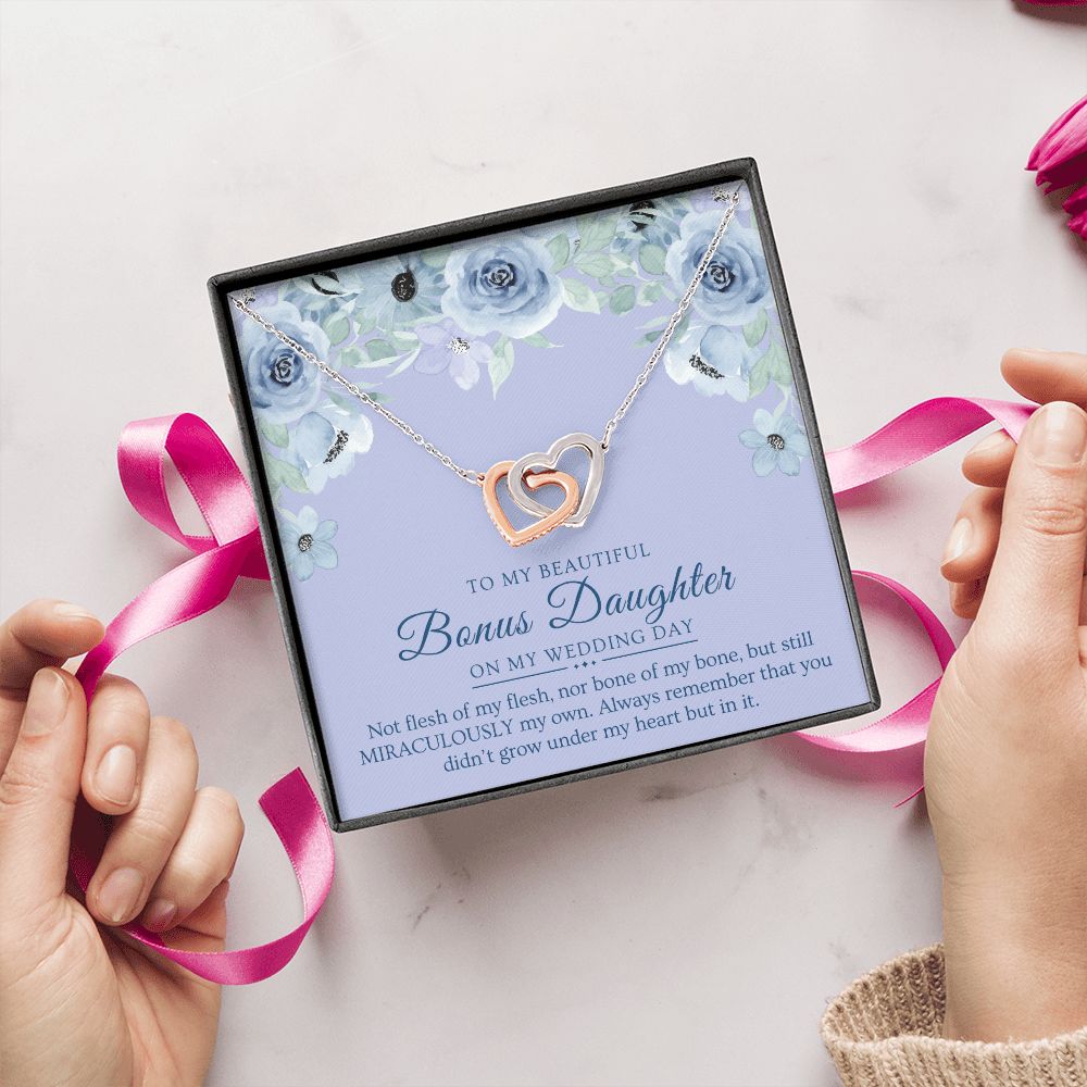 Stepdaughter Wedding Gift | In My Heart Necklace 0637T3