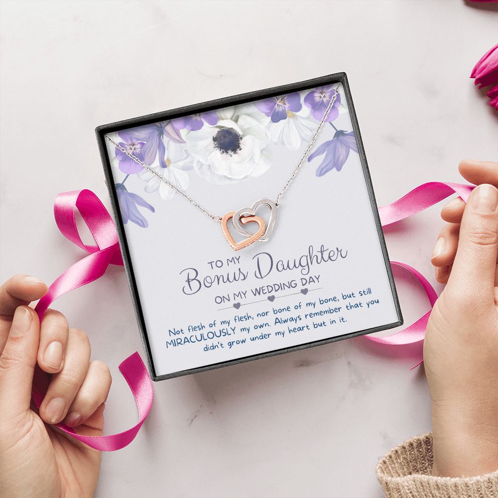 Stepdaughter Wedding Gift | In My Heart Necklace 0637T6