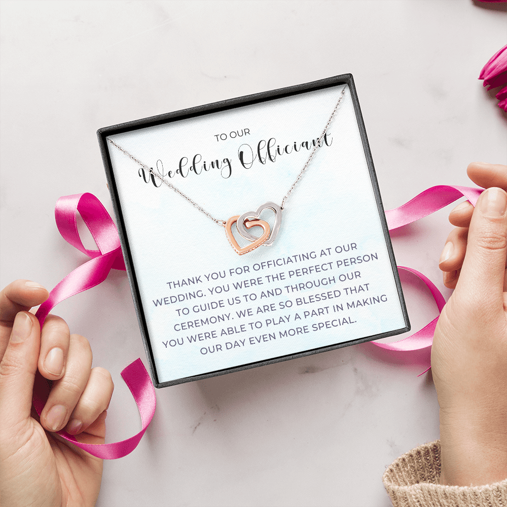 Officiant Proposal Gift | Thank You Necklace 0590T8