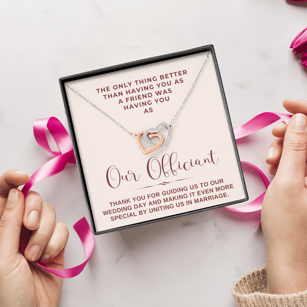Officiant Proposal Gift | Having You Necklace 0588T6