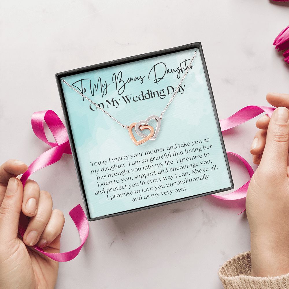 Stepdaughter Wedding Gift | Promise Necklace 0633T11