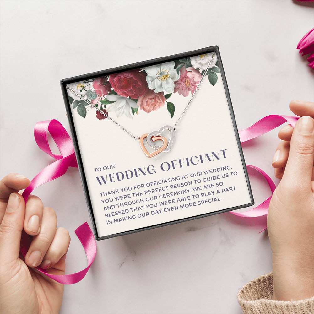 Officiant Proposal Gift | Thank You Necklace 0590T5