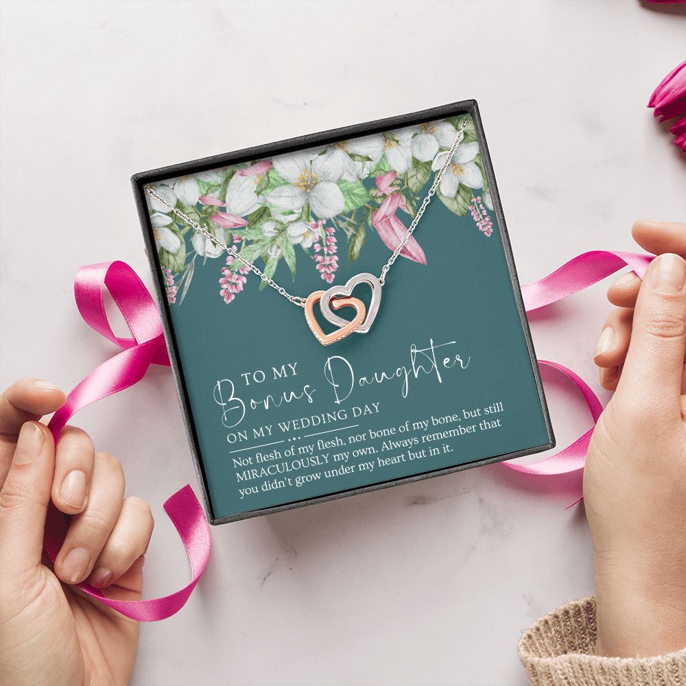 Stepdaughter Wedding Gift | In My Heart Necklace 0637T9