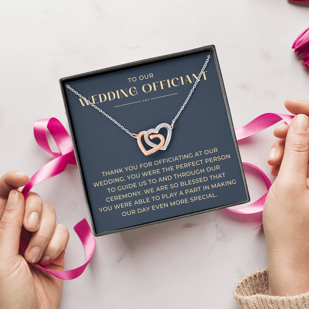 Officiant Proposal Gift | Thank You Necklace 0590T9