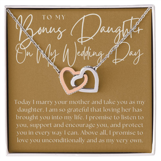 Stepdaughter Wedding Gift | Promise Necklace 0633T7