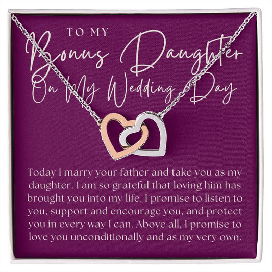 Stepdaughter Wedding Gift | Promise Necklace 0634T8