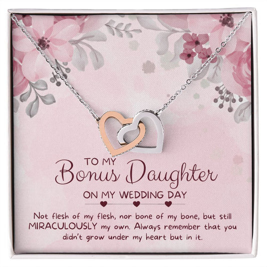 Stepdaughter Wedding Gift | In My Heart Necklace 0637T8