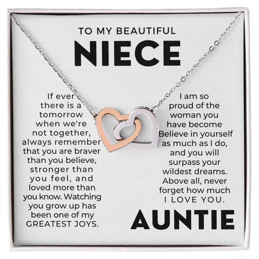 Niece Gift From Aunt | Greatest Joy Necklace 0629T9