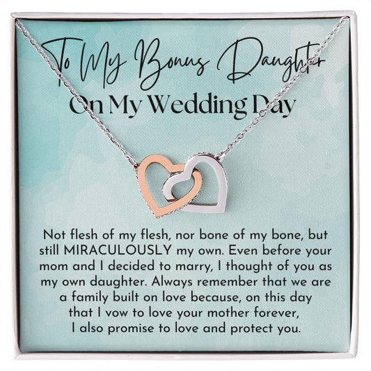 Stepdaughter Wedding Gift | On This Day Necklace 0638T7