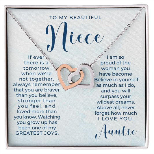 Niece Gift From Aunt | Greatest Joy Necklace 0629T11