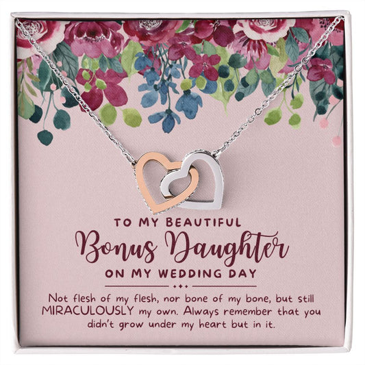 Stepdaughter Wedding Gift | In My Heart Necklace 0637T1