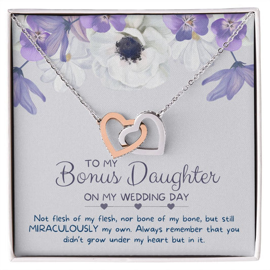 Stepdaughter Wedding Gift | In My Heart Necklace 0637T6