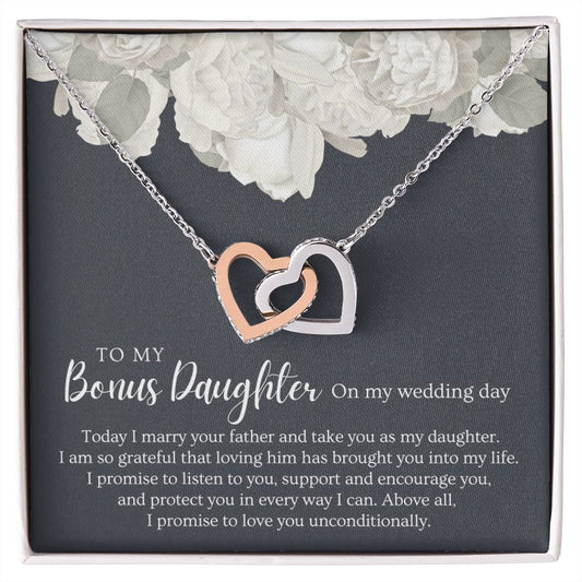 Stepdaughter Wedding Gift | Promise Necklace 0634T1