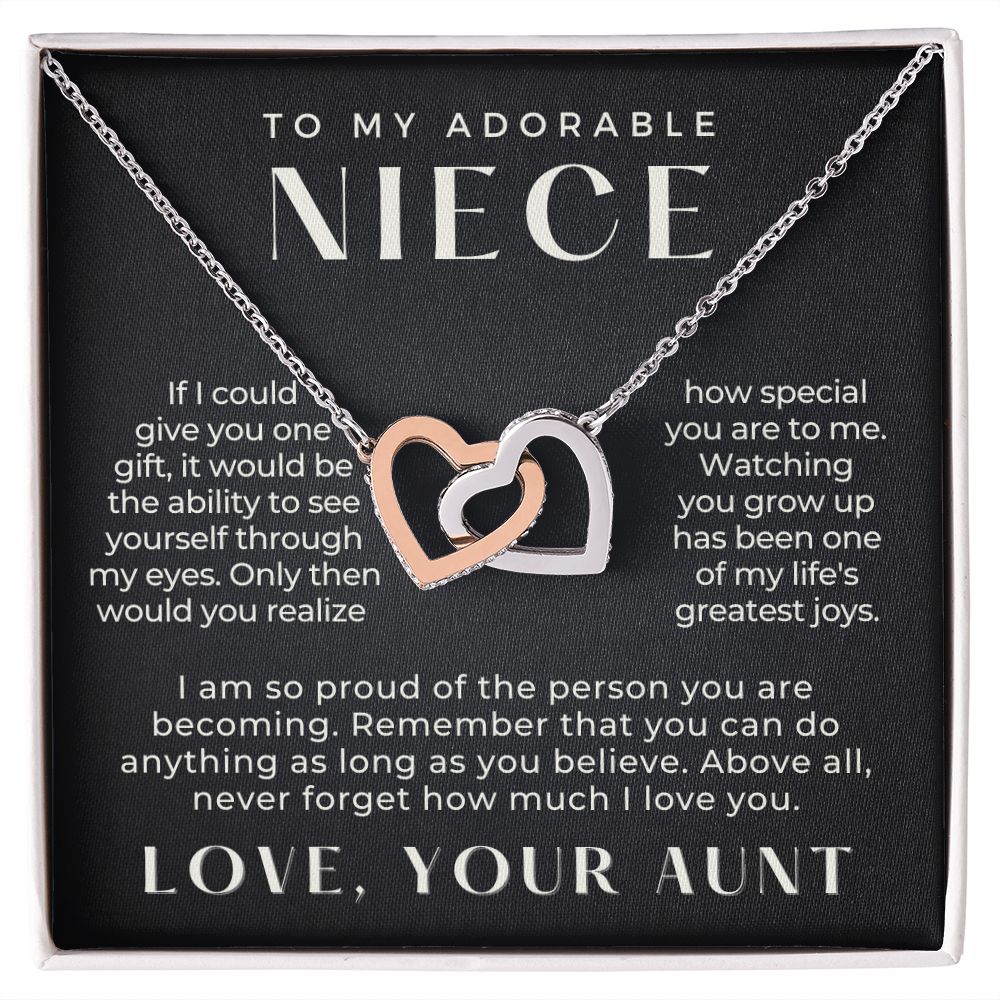 Niece Gift From Aunt | My Love Necklace 0628T8