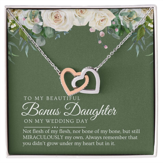 Stepdaughter Wedding Gift | In My Heart Necklace 0637T5