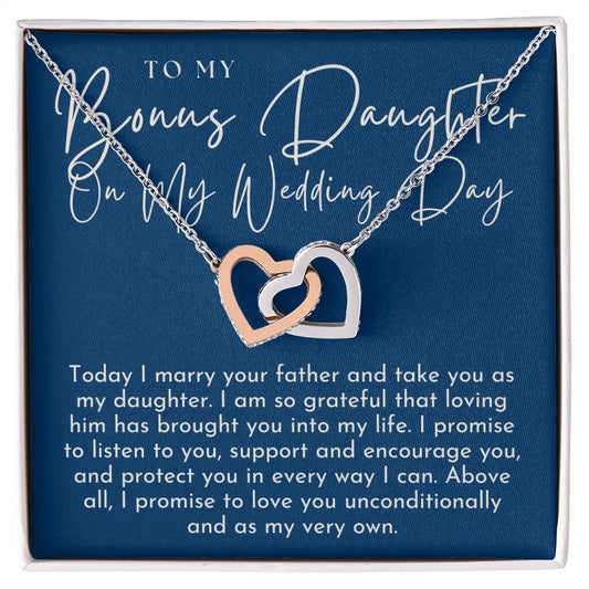 Stepdaughter Wedding Gift | Promise Necklace 0634T5